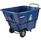 Global Industrial Heavy Duty Plastic Recycling Tilt Truck, 1/2 Cu.Yd. 1400 Lbs. Cap, Blue 984614HD - alternate 1